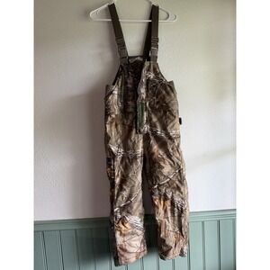 Red Head Camouflage Bib Youth M Bone Dry Waterproof Winter Hunting Snow Overalls